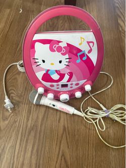 Hello Kitty karaoke machine