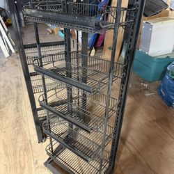 Heavy Duty Rotating Retail Display Racks – Brand New