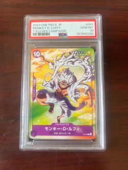 PSA 10 One Piece Monkey D. Luffy 7-Eleven Promo Card P-041 Pokemon cards tcg