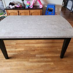 Real Granite Top Dining Room Table (Table Only) 