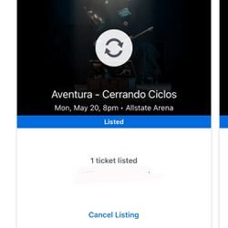 Aventura Tickets For Sale