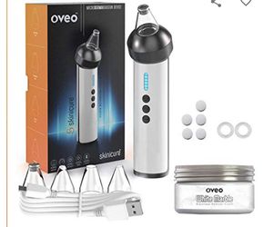 Suction Microdermabrasion Machine Blackhead Removal Rechargeable Skin Peeling Machine Comedone Extractor Set . Sealed/New