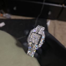 Iced Out Silver Carter Santos 