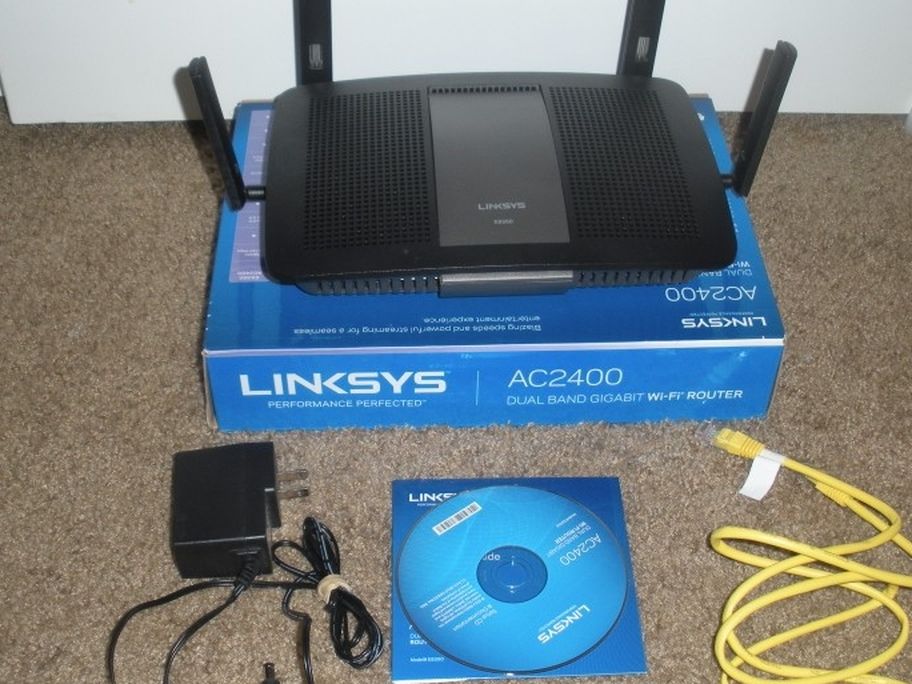 Linksys Router AC2400 Gaming Dual Band Gigibit WiFi E840p