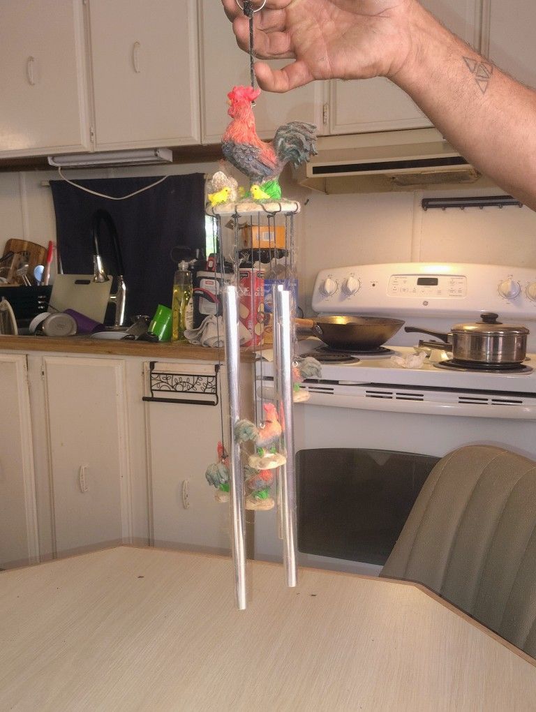 Rooster Wind Chimes