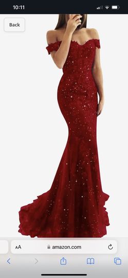 Burgandy Prom Dress $80 NEW 