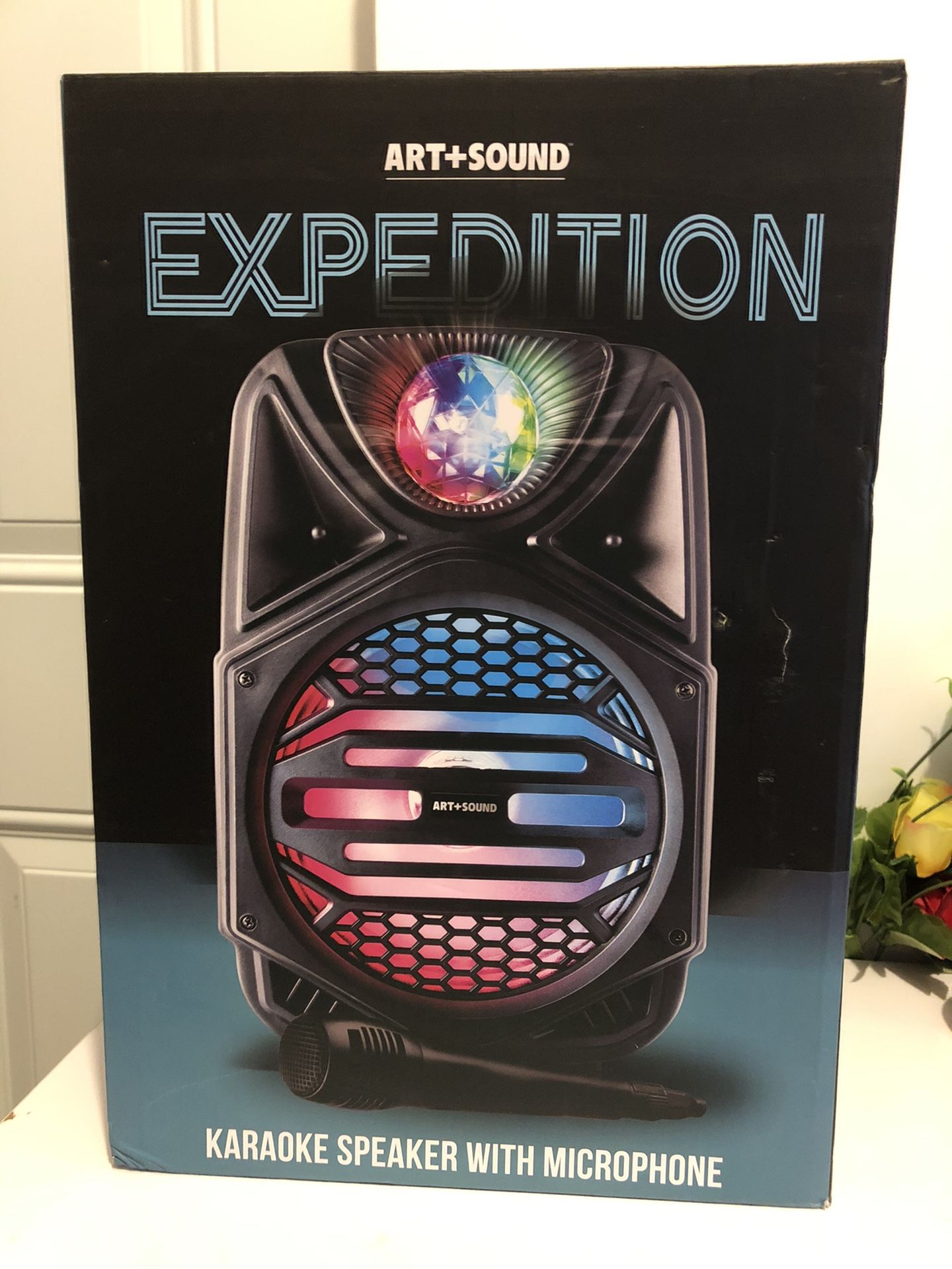 Art + Sound Expedition Karaoke Speaker With Microphone