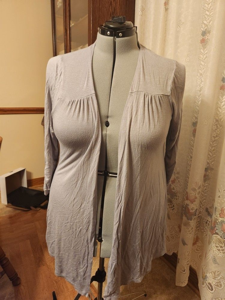 Pale Grey Cardigan