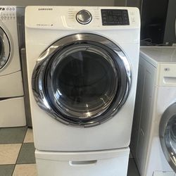 Samsung Electric Dryer With Pedestal ( Delivery Available)