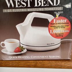 Electric Whistling Teakettle 