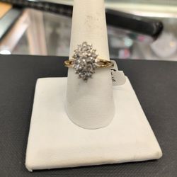 14k Gold Diamond Ring 4.2 Grams Size 9 Layaway Available 10% Down If You Interested Please Make Sure You Ask For Maribel Thank You 