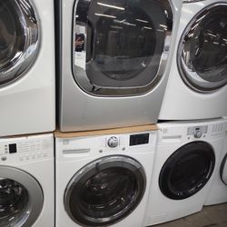 Lg Kenmore Steam Heavy Duty Front Load Washer And Dryer Set 