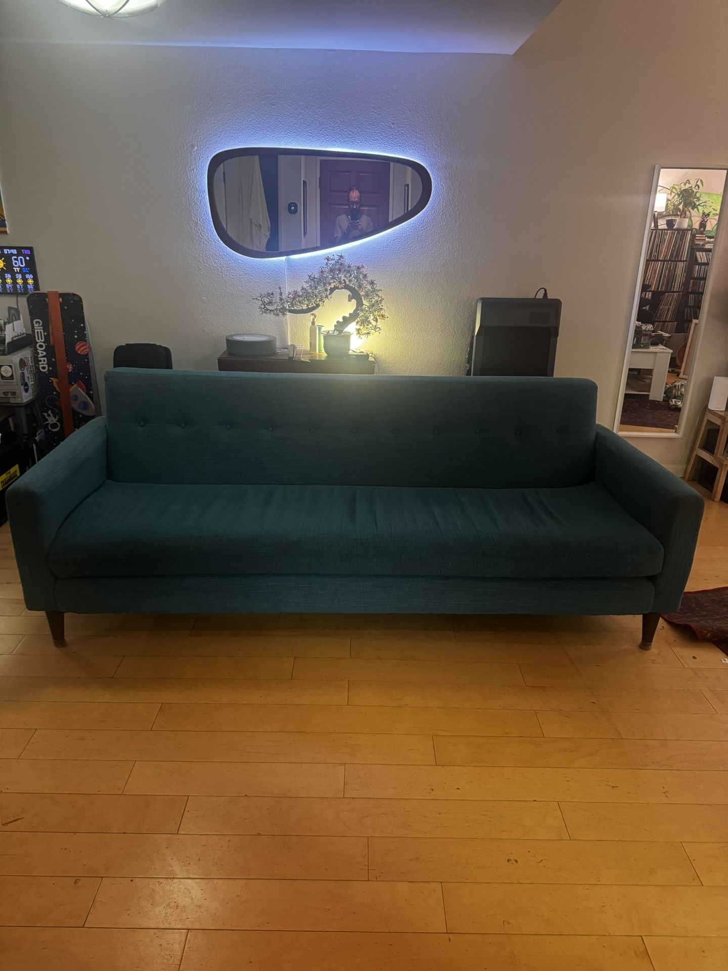 Joybird Korver Sofa Turquoise Free