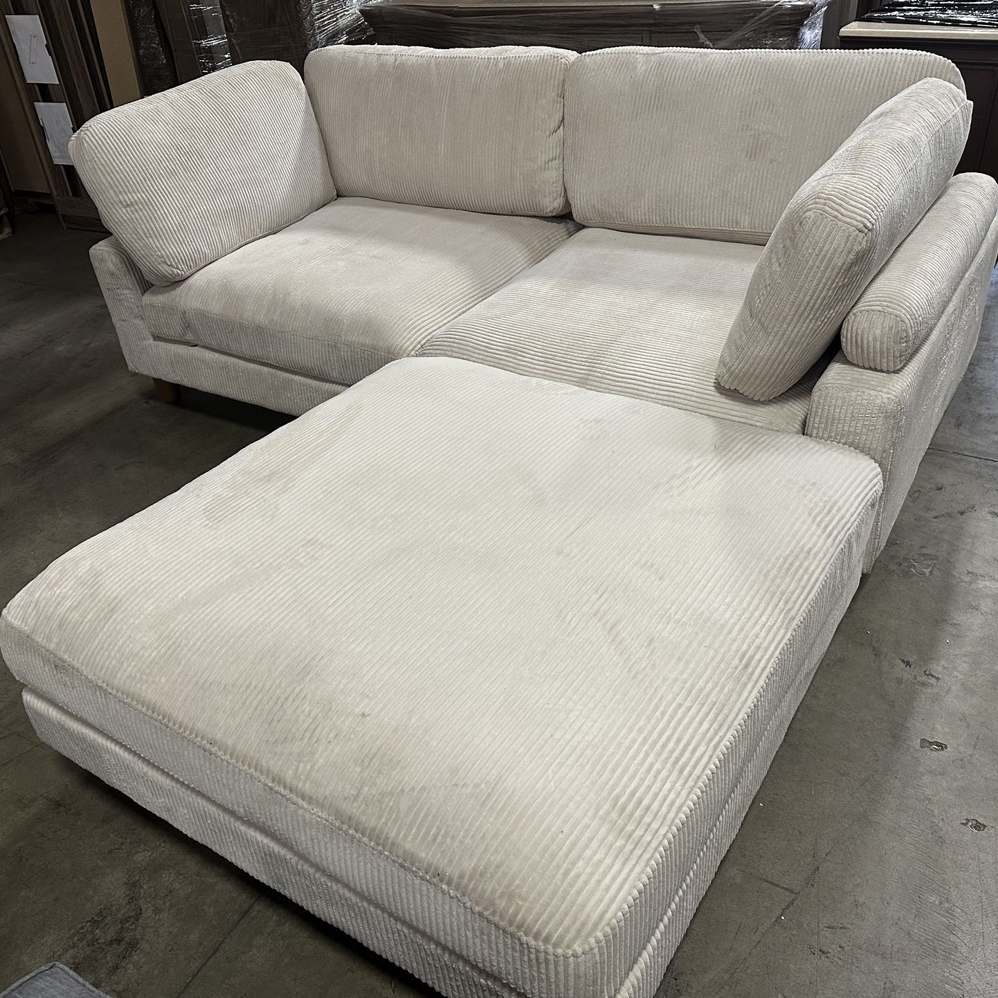 Small Sectional Sofa :$350