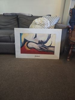 Picasso The Rest Litho Print Poster 2002 24"x36" Thick Stock Paper ARS New York