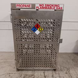 Forklift Propane Cage + 5 Tanks