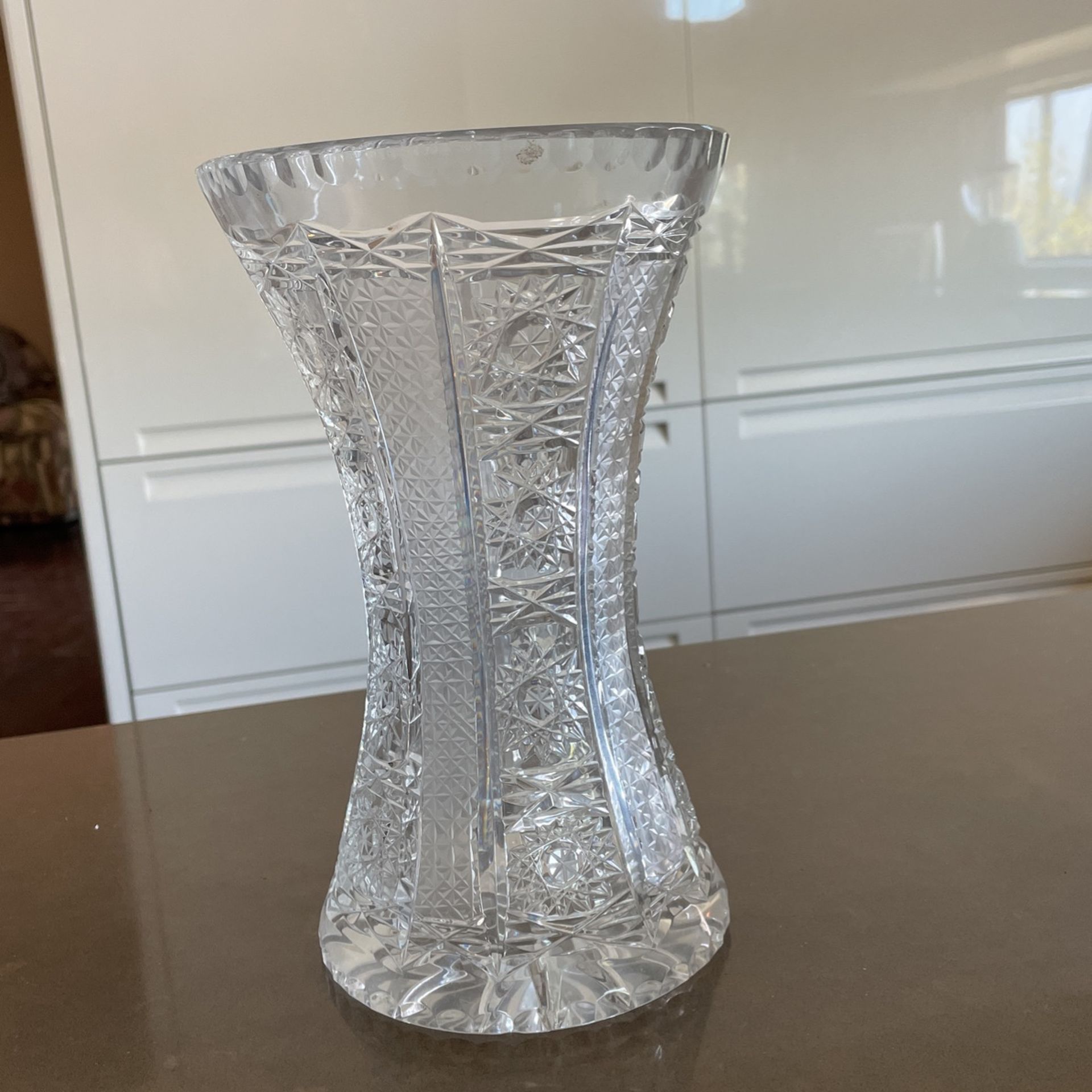 Bohemian Crystal Vase