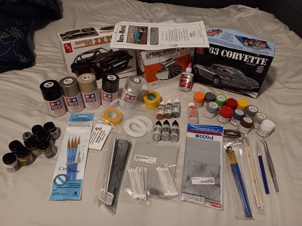 2 Amt Plastic Car Models Pluss Paint And Excessories! $175 OBO