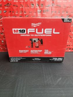 MILWAUKEE 2912-20 M18 FUEL 18V LITHIUM-ION BRUSHLESS CORDLESS 1-IN. SDS-PLUS ROTARY HAMMER ( TOOL ONLY  )