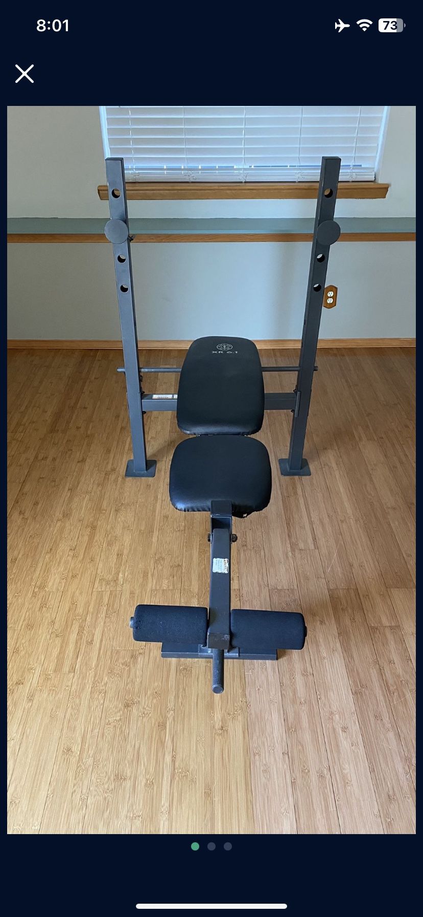 Gold’s Gym 6.1 weight lifting bench