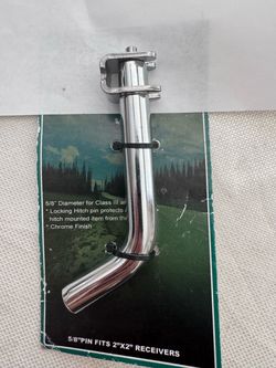 5/8” Chrome Bent Hitch Pin & Clip – Fits 2” x 2” Receivers