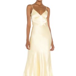 Revolve Slip Dress In Canary Yellow