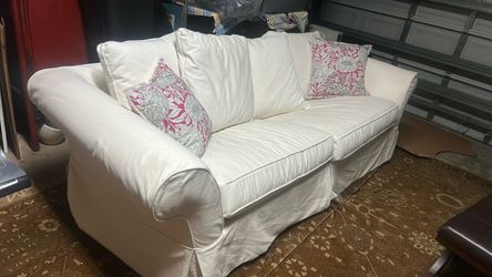Sofa sleeper, slipped, covered sofa down