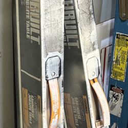 Pair Of Collapsible Saw Horses