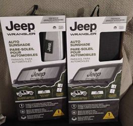 New/unused Jeep Wrangler Sunshade~$15 