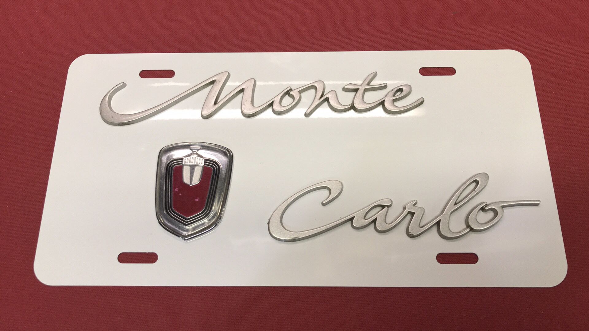 Monte Carlo Vanity Plate.