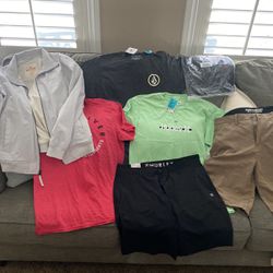 Men’s Size Medium Shirts Jacket Shorts