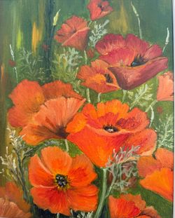 Orange Poppies