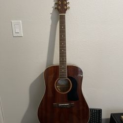 6 String acoustic guitar