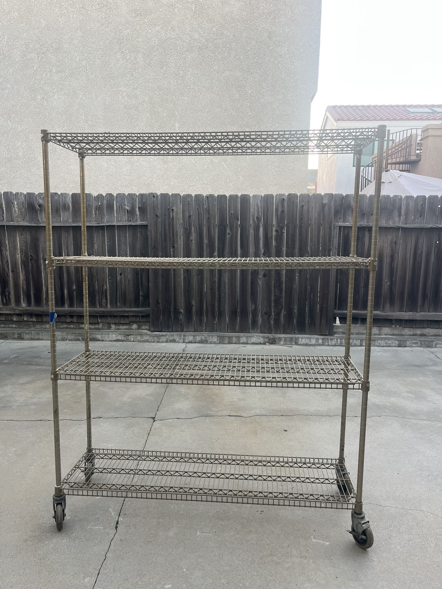 Set Of Shelves On Wheels