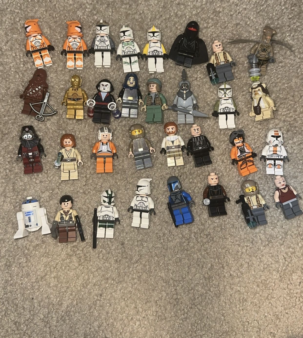 Huge Lego Minifigure Lot
