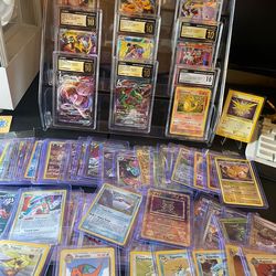 Huge show for pokemon singles and slabs 🔥 tomorrow at 4pm link in description go save !