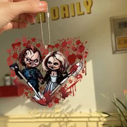 Chucky & Tiffany Valentines 💌 Car Pendant $6