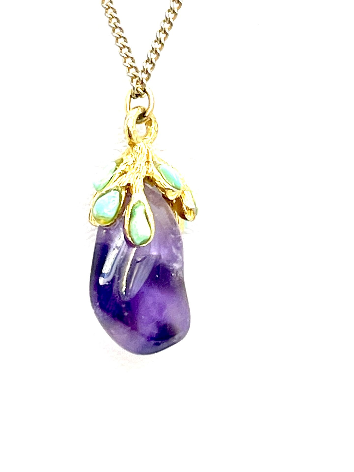 Vintage Amethyst With Turquoise Accents