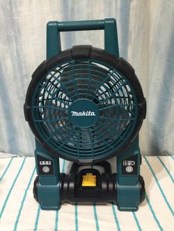 New MAKITA 18V CORDLESS JOB SITE FAN/VENTILATOR,  Model: #BCF201