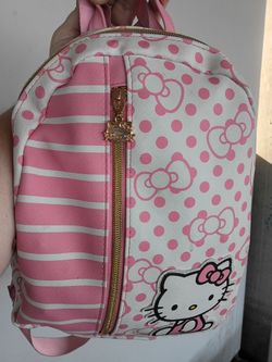 Hello Kitty Pink polka dot mini backpack