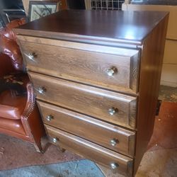 Mid-century Chest With Chair