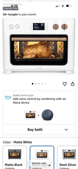 Café Couture Air Fryer Toaster Oven in matte white