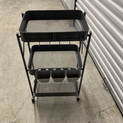 Rolling Cart w/ Accessories 