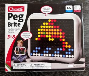 Quercetti Peg Brite Light-Up Mosaic