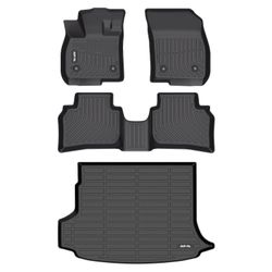 AIPOIL® Floor Mats & Cargo Liner Set for 2021-2024 2025 Buick Envision All Weather Protection TPE Anti-Slip Automotive Full Set Custom Car Mats Access