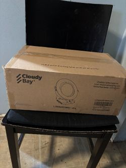 Cloudy Bay six inch twenty seven hundred K to sixty five hundred K recessed lighting with junction box pack of four 5 colors $55 brandnew