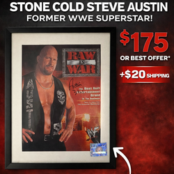 Stone Cold Steve Austin Autographed 11x14 Photo