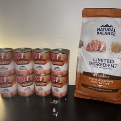 Natural Balance Adult Dry & Wet Food - Duck/Brown Rice
