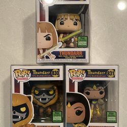 Thundarr Barbarian Funko Pop Set 2021 Spring Convention Exclusive Ookla Mok Princess Ariel 829 830 831 Protectors Hanna Barbera Television Animation