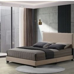 QUEEN BED FRAME MATTRES SOLD SEPARATELY BOXSPRING REQUIRED ☎️ 1714586,2564